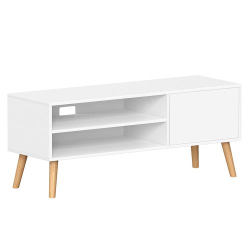 vasagle-dulap-tv-cu-usa-si-rafturi-alb-120x40x49cm