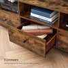 vasagle-dulap-tv-cu-rafturi-si-sertare-maro-rustic-147x40x50cm