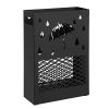 songmics-suport-umbrela-model-patrat-cu-carlige-negru-28x12x41cm