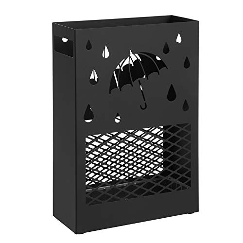 songmics-suport-umbrela-model-patrat-cu-carlige-negru-28x12x41cm