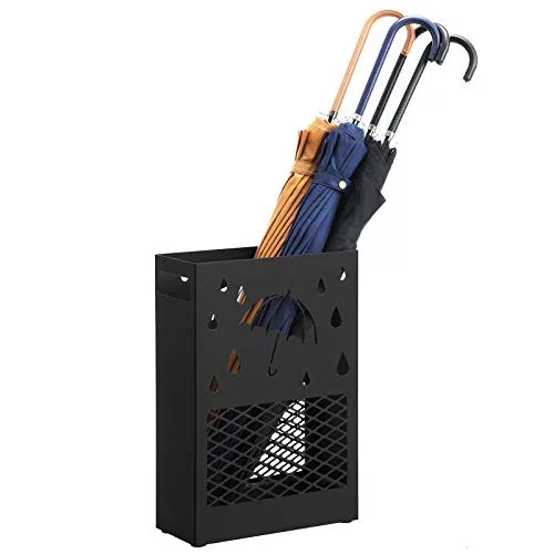 songmics-suport-umbrela-model-patrat-cu-carlige-negru-28x12x41cm