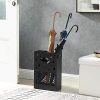 songmics-suport-umbrela-model-patrat-cu-carlige-negru-28x12x41cm
