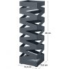 songmics-suport-umbrela-patrat-cu-carlige-gri-antracit-15x15x49cm