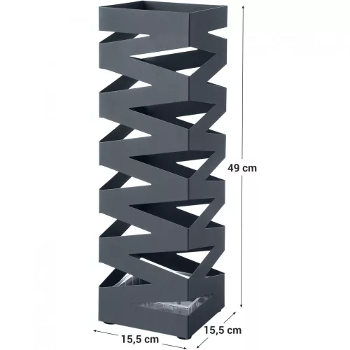 songmics-suport-umbrela-patrat-cu-carlige-gri-antracit-15x15x49cm