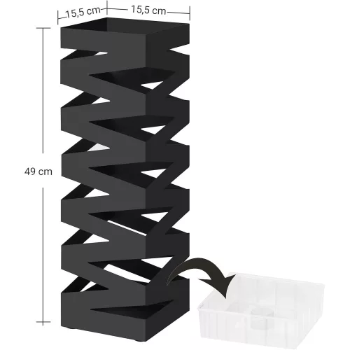songmics-suport-umbrela-patrat-cu-carlige-negru-15x15x49cm