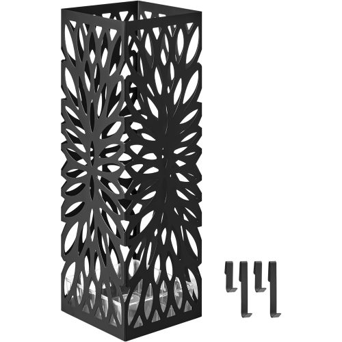 songmics-suport-umbrela-model-patrat-cu-carlige-negru-15x15x49cm