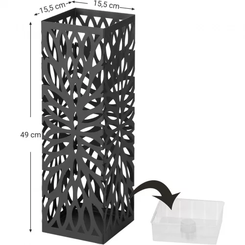 songmics-suport-umbrela-model-patrat-cu-carlige-negru-15x15x49cm