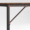 vasagle-birou-masa-de-calculator-maro-rustic-120x60x75cm