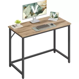 Birou, masă de calculator, maro rustic 100x50x76cm