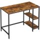 vasagle-birou-cu-rafturi-maro-rustic-100x50x75cm