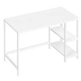 vasagle-birou-cu-rafturi-alb120x60x75cm
