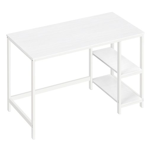 vasagle-birou-cu-rafturi-alb120x60x75cm