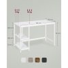 vasagle-birou-cu-rafturi-alb120x60x75cm