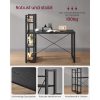 vasagle-birou-cu-rafturi-negru-abanos-120x119x60cm