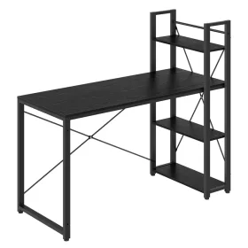 vasagle-birou-cu-rafturi-negru-abanos-137x119x60cm