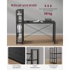 vasagle-birou-cu-rafturi-negru-abanos-137x119x60cm