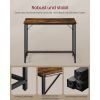 vasagle-birou-masa-de-calculator-cu-priza-incorporata-lumini-led-maro-rustic-100x50x75cm