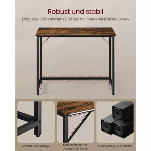 vasagle-birou-masa-de-calculator-cu-priza-incorporata-lumini-led-maro-rustic-100x50x75cm