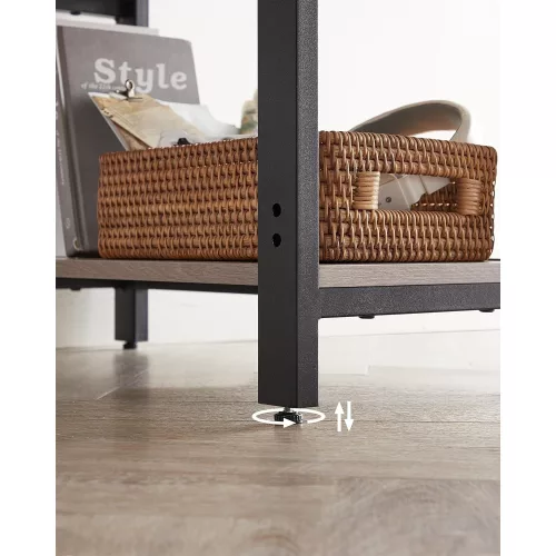 vasagle-birou-cu-rafturi-greige-120x60x75cm
