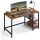 vasagle-birou-cu-rafturi-maro-rustic-120x60x75cm
