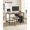 vasagle-birou-cu-rafturi-maro-rustic-120x60x75cm