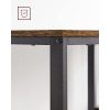 vasagle-birou-cu-rafturi-maro-rustic-120x60x75cm