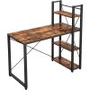 vasagle-birou-cu-rafturi-maro-rustic-120x119x60cm