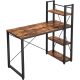 vasagle-birou-cu-rafturi-maro-rustic-120x119x60cm