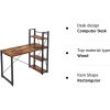 vasagle-birou-cu-rafturi-maro-rustic-120x119x60cm
