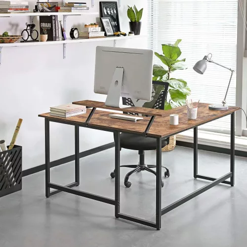 vasagle-birou-de-colt-cu-suport-pentru-monitor-maro-rustic-140x130x92cm
