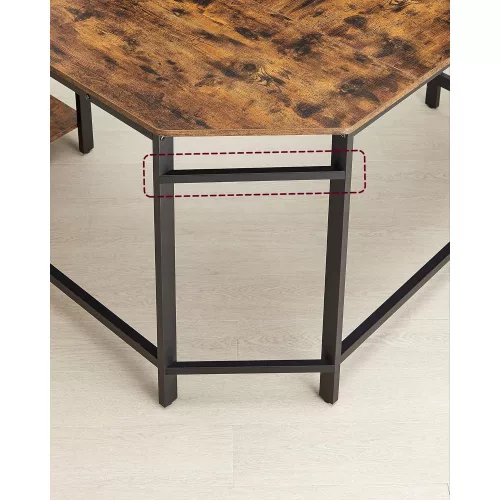 vasagle-birou-de-colt-cu-rafturi-maro-rustic-138x138x76cm