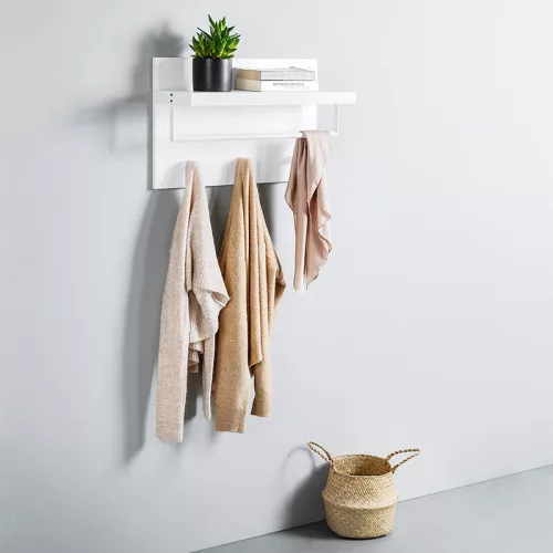 vasagle-raft-de-perete-cu-umerase-alb-60x40x21cm