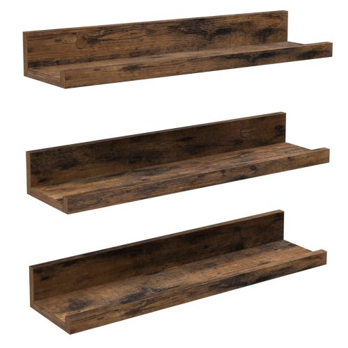 vasagle-set-rafturi-de-perete-de-3-piese-pentru-tablouri-si-trivia-maro-rustic-38x10x5cm