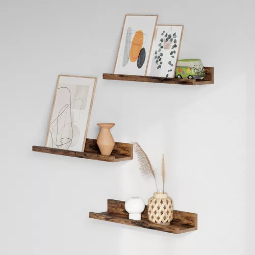 vasagle-set-rafturi-de-perete-de-3-piese-pentru-tablouri-si-trivia-maro-rustic-38x10x5cm