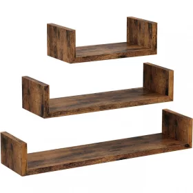 vasagle-set-rafturi-plutitoare-3-piese-maro-rustic-304560cm