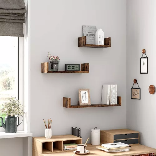 vasagle-set-rafturi-plutitoare-3-piese-maro-rustic-304560cm
