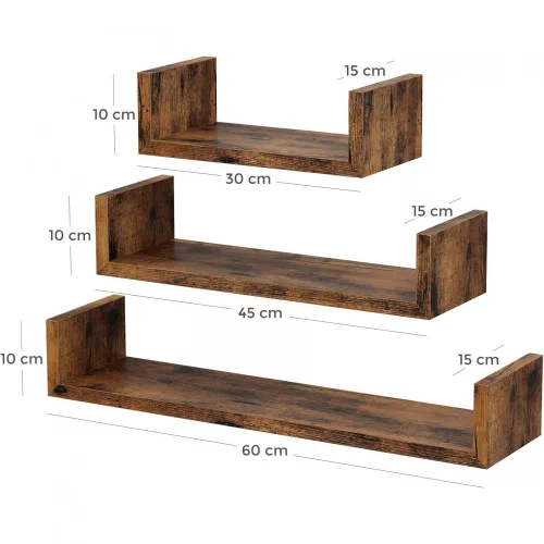vasagle-set-rafturi-plutitoare-3-piese-maro-rustic-304560cm