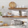 vasagle-raft-plutitor-montabil-pe-perete-maro-rustic-40x20x3cm