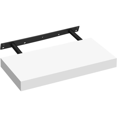 vasagle-raft-plutitor-montabil-pe-perete-alb-40x20x3cm