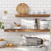 vasagle-raft-plutitor-montabil-pe-perete-maro-rustic-60x20x3cm