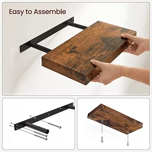 vasagle-raft-plutitor-montabil-pe-perete-maro-rustic-60x20x3cm