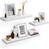 vasagle-raft-plutitor-montabil-pe-perete-alb-60x20x3cm