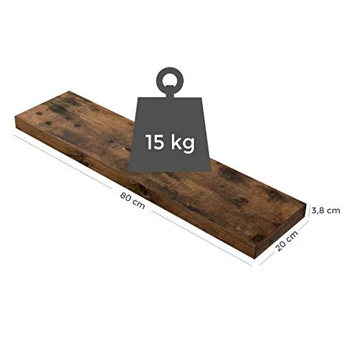 vasagle-raft-plutitor-montabil-pe-perete-maro-rustic-80x20x3cm