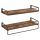 vasagle-set-rafturi-de-perete-2-piese-maro-rustic-40x15x59cm