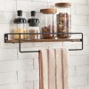 vasagle-set-rafturi-de-perete-2-piese-maro-rustic-40x15x59cm