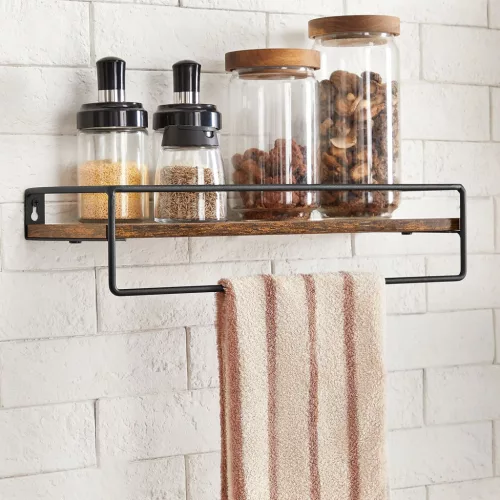 vasagle-set-rafturi-de-perete-2-piese-maro-rustic-40x15x59cm