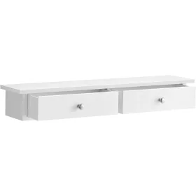 songmics-raft-de-perete-cu-doua-sertare-cu-acoperire-lucioasa-alb-65x15x10cm