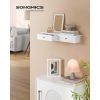 songmics-raft-de-perete-cu-doua-sertare-cu-acoperire-lucioasa-alb-65x15x10cm