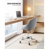 songmics-scaun-de-birou-pivotant-captusit-rulant-gri
