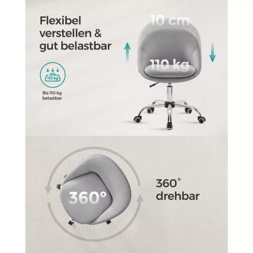 songmics-scaun-de-birou-pivotant-captusit-rulant-gri